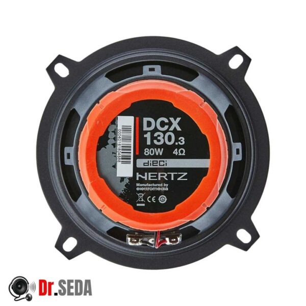 بلندگو هرتز مدل DCX130.3 سایز ۵ اینچ قدرت ۸۰ وات