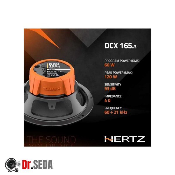 بلندگو خودرو هرتز مدل Dcx 165.3